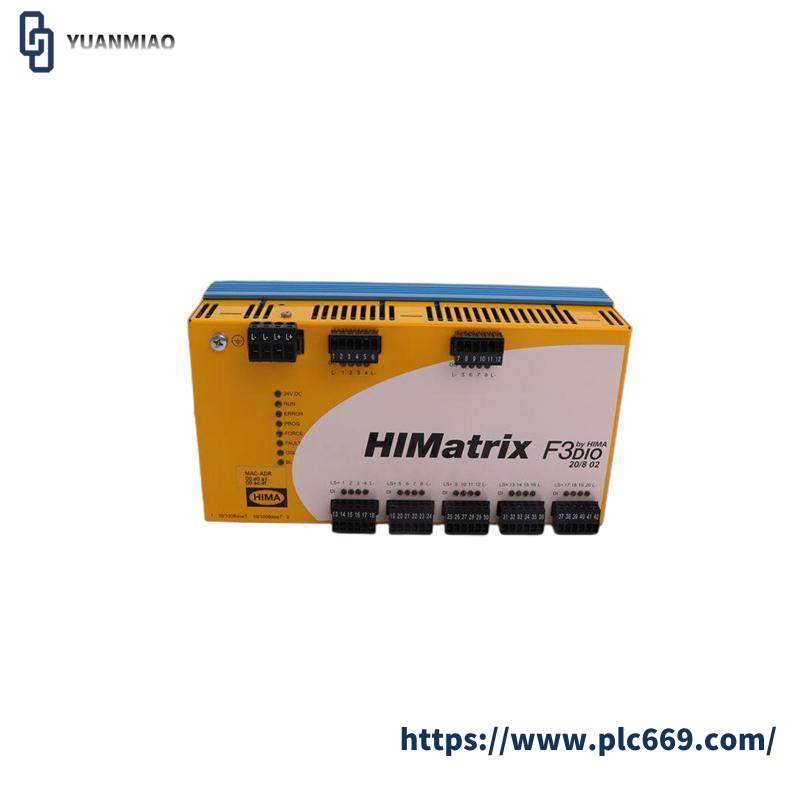 HIMA F3 DIO 20/8 02 F3DIO20/802 Remote I/O Module