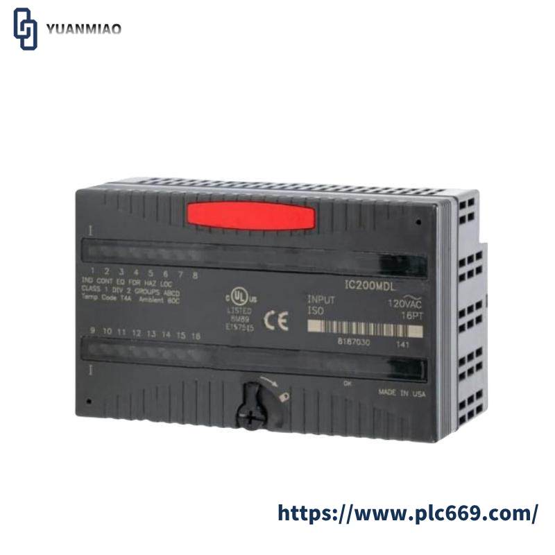 GE IC200MDL241 AC Input Module with 16 points