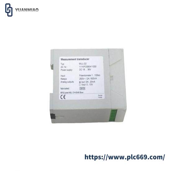 KFG LEVEL MUL-D2 Messumformer Transducer