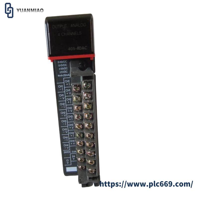 SIEMENS 405-4DAC CHANNEL ANALOG INPUT MODULE