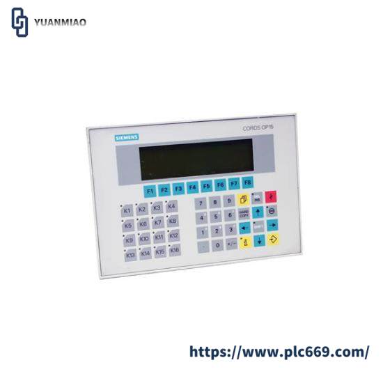 SIEMENS 6AV3515-1MA30 OP15/C1 Operator Panel