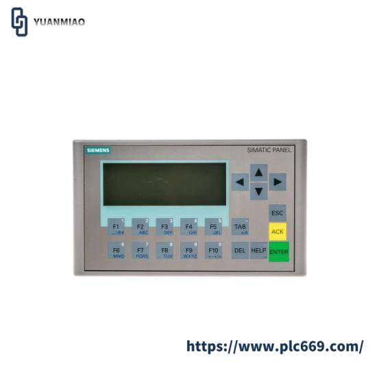 Siemens 6AV6647-0AH11-3AX1 PN Basic Panel Display