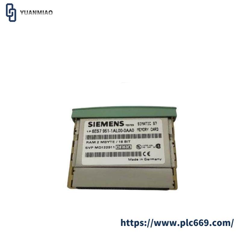 Siemens 6ES7951-1AL00-0AA0 Simatic S7 Ram Memory Card