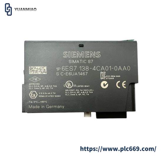 Siemens 6ES7 138-4CA01-0AA0  Power Module