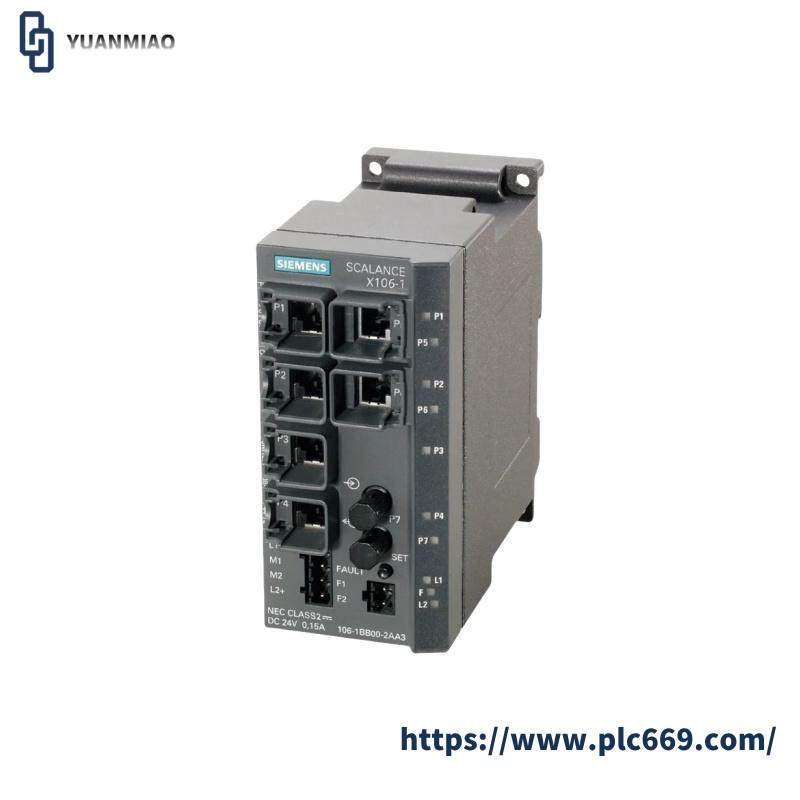 SIEMENS 6GK5106-1BB00-2AA3 Ethernet Switch Scalance