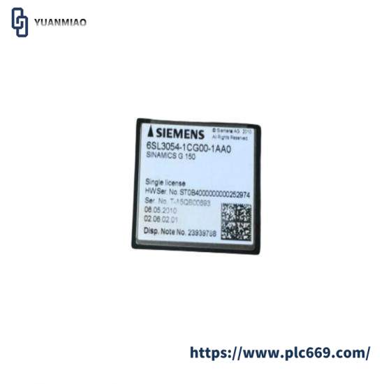 Siemens 6SL3 054-1CG00-1AA0 Compact Flash Card