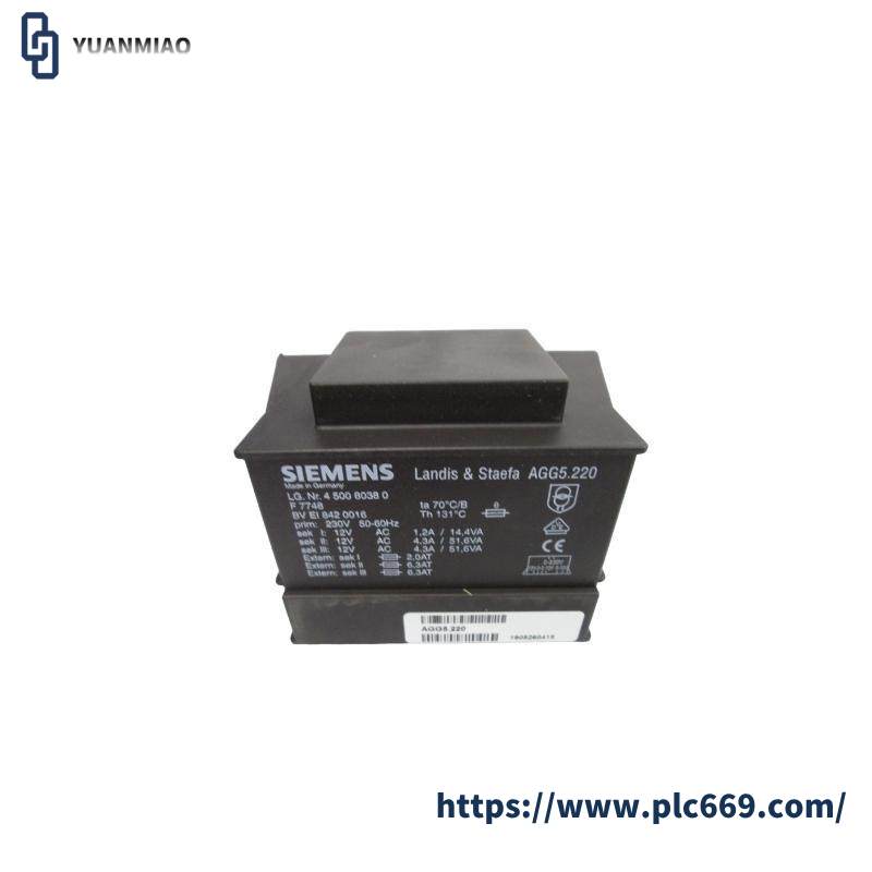 SIEMENS AGG5.220 Mains transformer, for LMV5 system