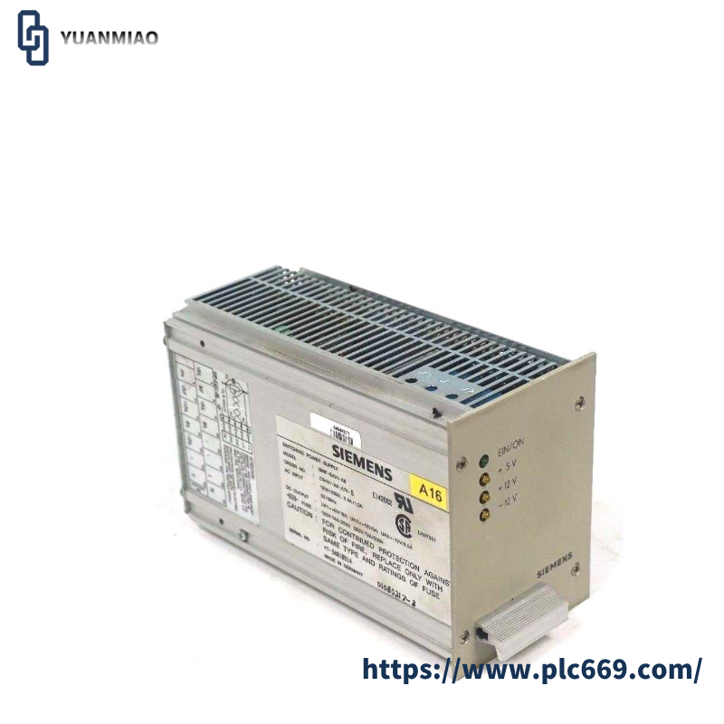 SIEMENS SMP-E431-A6 Power Supply Module