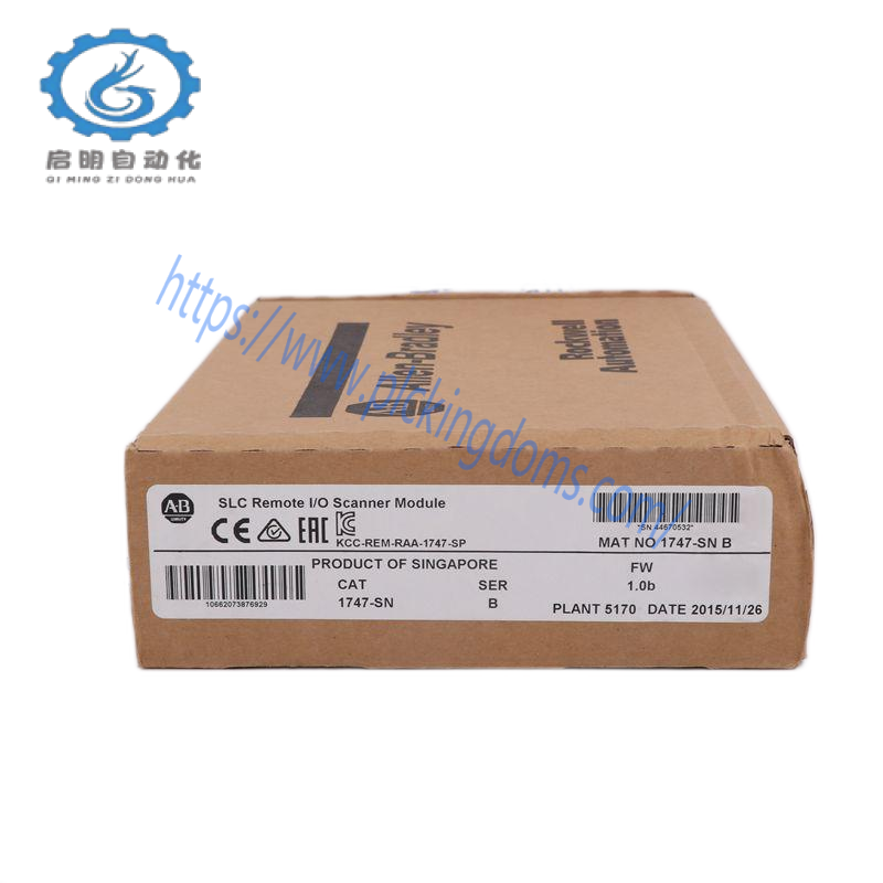 AB 1747-SN SLC Remote I/O Scanner Module