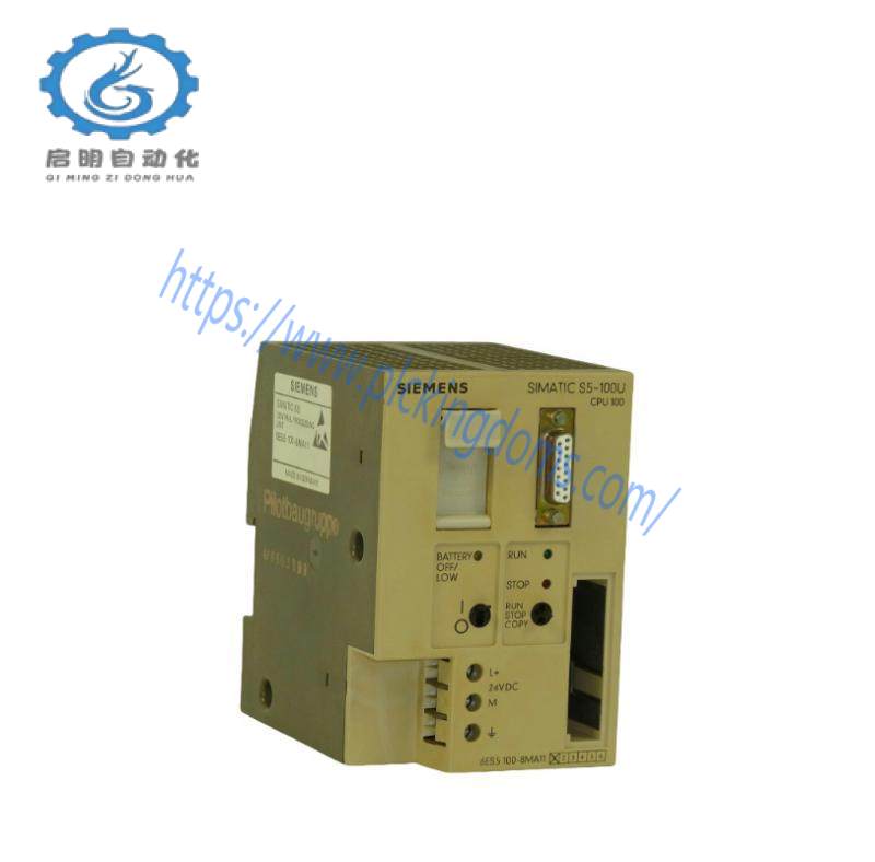 SIEMENS 6ES5100-8MA11 CPU 100 Processor Module