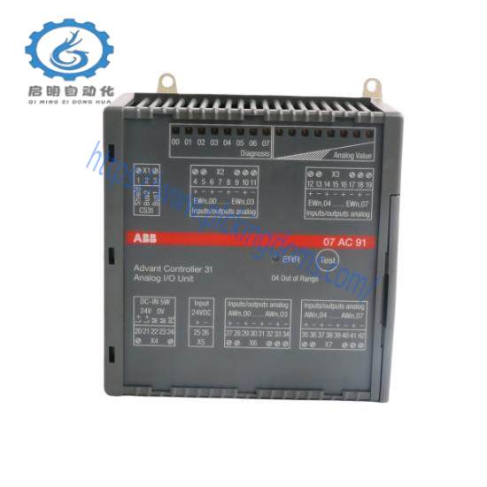 ABB 07AC91 GJR5252300R0101  Analog I/O Unit