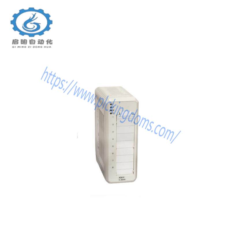 ABB AO810 3BSE008522R1 AO810 Analog output 1x8 ch