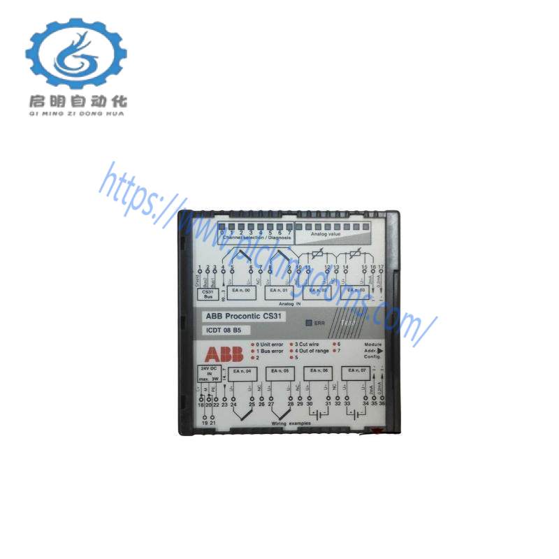 ABB CS31 ICDT08B5 GJR5251600R0101 Anolog Input Module