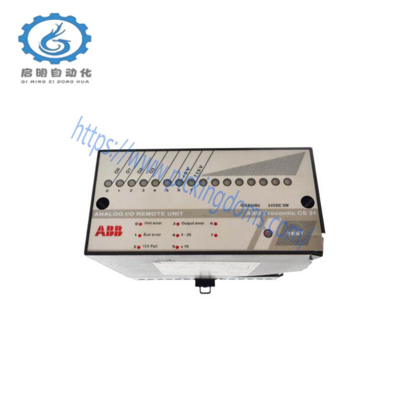 ABB ICSA04B5 ANALOG I/O REMOTE UNIT