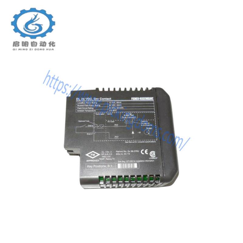 Emerson KJ3001X1-BB1 12P0550X132 VE4001S2T2 Contact Card