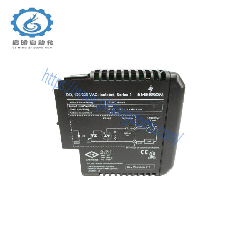 Emerson KJ3209X1-BA1 12P3905X012 VE4002S2T1B1 OUTPUT MODULE