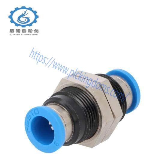 FESTO QSS-8 153159  Push-In Bulkhead Connector 8mm NOP