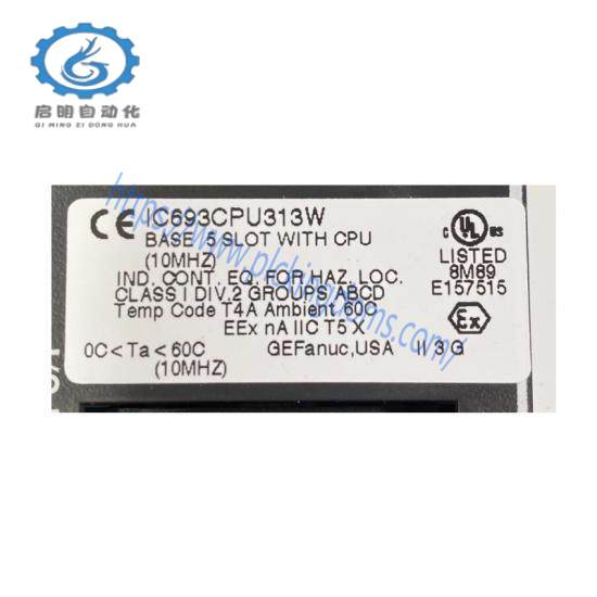 GE FANUC IC693CPU313W Series 90-30