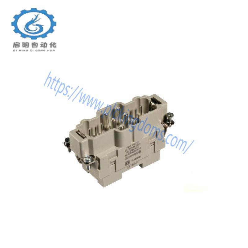 HARTING 09380182601 RECTANGULAR HAN INSERT, PLUG 18WAY SCREW