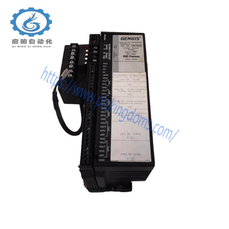 GE Fanuc IC660BBA025 Block 24/48Vdc Analog Current Source