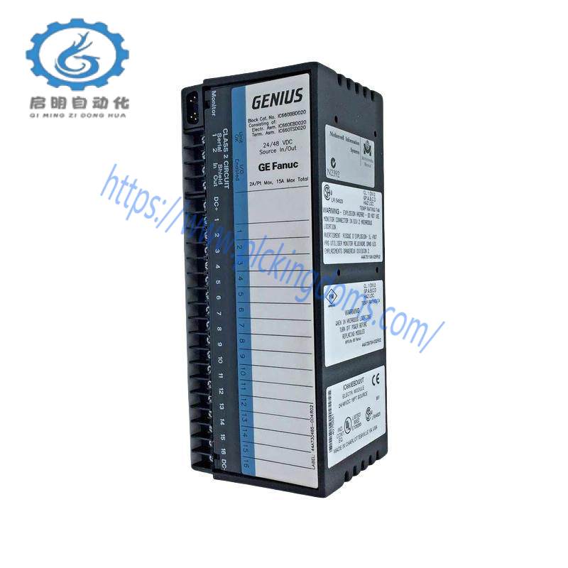 GE IC660BBD020 I/O Interface Block