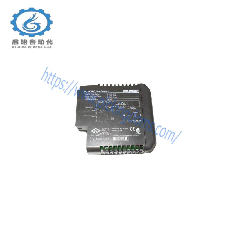 EMERSON KJ3001X1-BB1 12P0550X132 DI 8-Channel 24 VDC Dry Contact Card