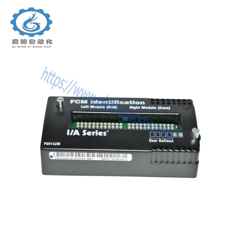 FOXBORO P0914ZM IDENTIFICATION MODULE