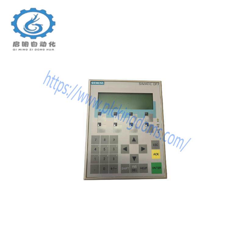 SIEMENS 6AV3607-1JC20-0AX1 OPERATOR INTERFACE