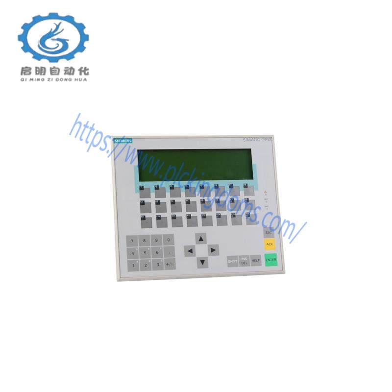 SIEMENS 6AV3617-1JC20-0AX1 OPERATOR INTERFACE