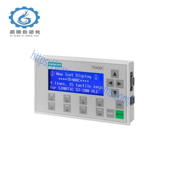 SIEMENS 6AV6 640-0AA00-0AX0 TD400C text display