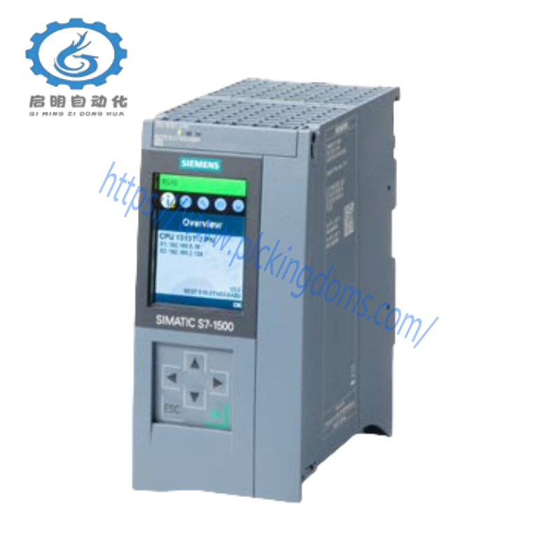 SIEMENS 6ES7515-2TN03-0AB0 central processing unit with 1.5 MB work memory.
