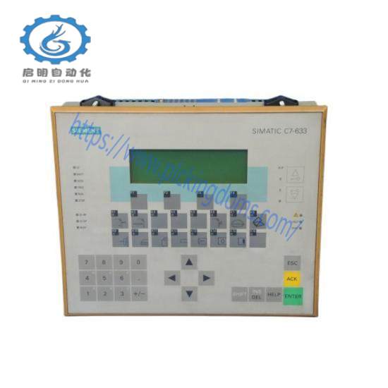 SIEMENS 6ES7633-2BF02-0AE3 C7-633DP Compact Display & Control Unit
