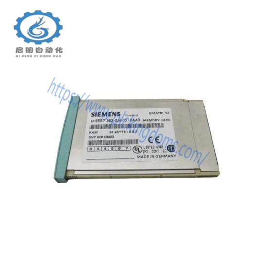 Siemens 6ES7 952-0AF00-0AA0  RAM Memory Card - 4MB