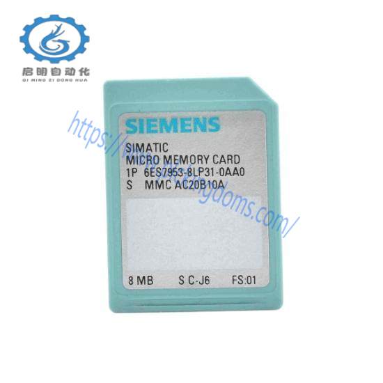 Siemens 6ES7 953-8LP31-0AA0  Memory Card