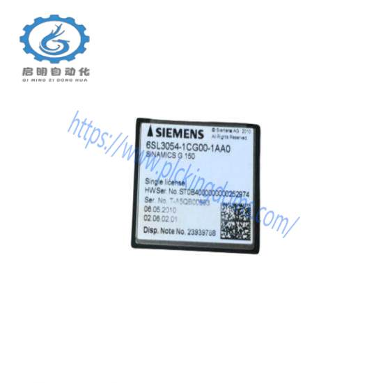 Siemens 6SL3 054-1CG00-1AA0 Compact Flash Card