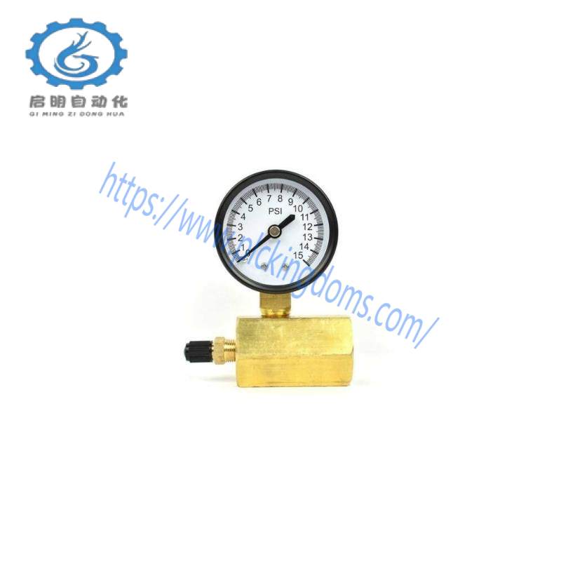 Thrifco Plumbing 8705TPE010S1W0N5 0879406008805005 275PSIG Gas Pressure Test Gauge