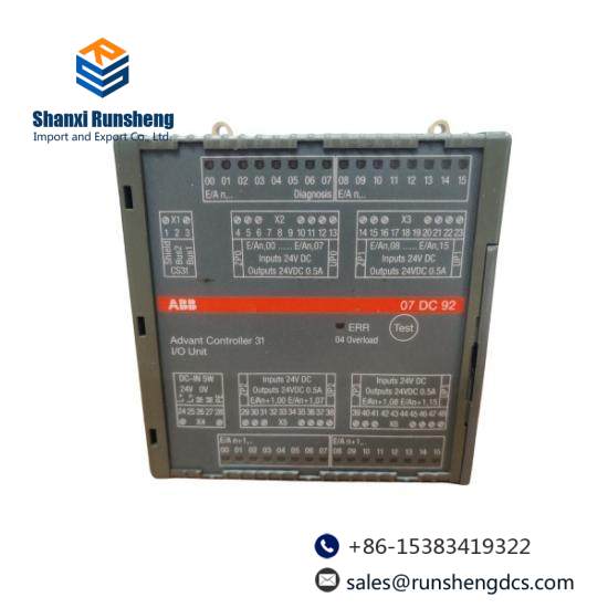 07DC92 GJR5252200R0101  Digital I/O Module  ABB