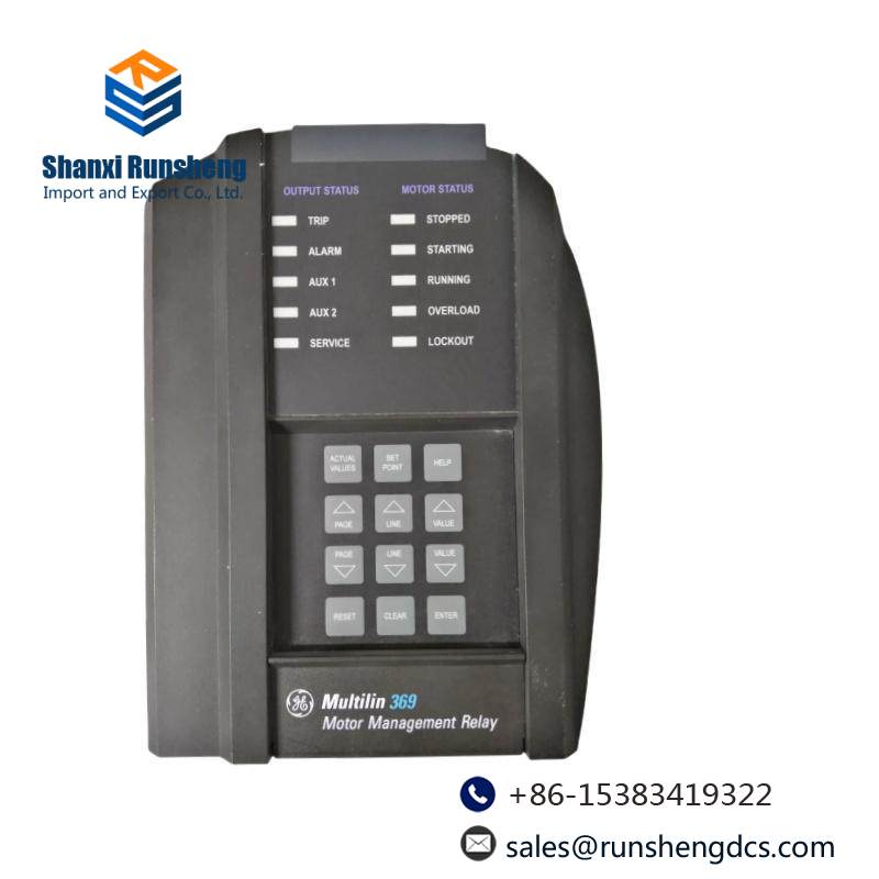 GE 369-HI-R-M-0-0 Motor Management Digital Relay