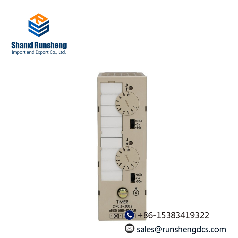 SIEMENS 6ES5380-8MA11 Timer Module