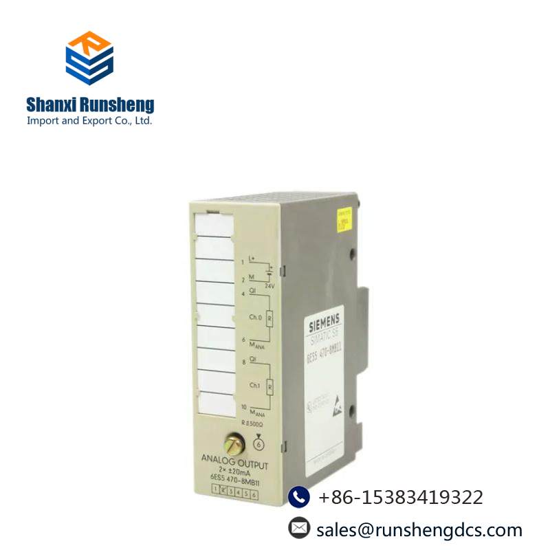 SIEMENS 6ES5470-8MB11 Analog Output Module