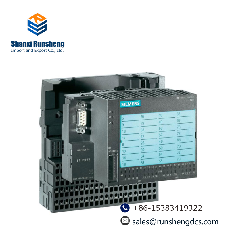SIEMENS 6ES7151-1CA00-1BL0 ET200S Compact