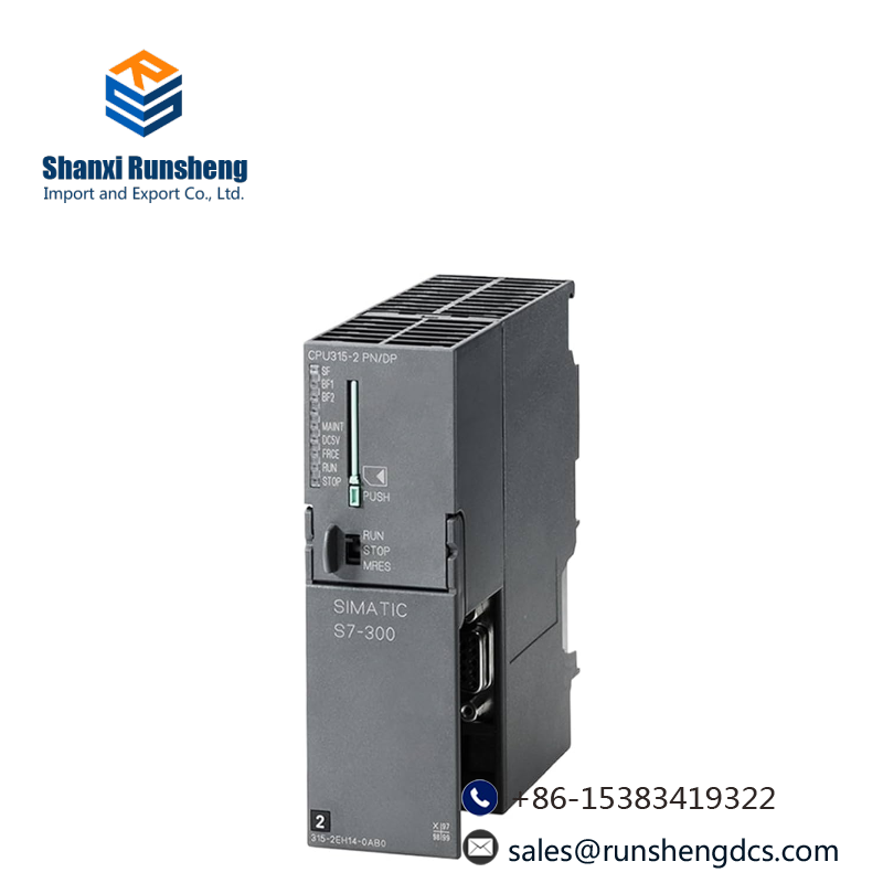 SIEMENS 6ES7315-2EH13-0AB0 CPU 315-2 PN/DP Processor