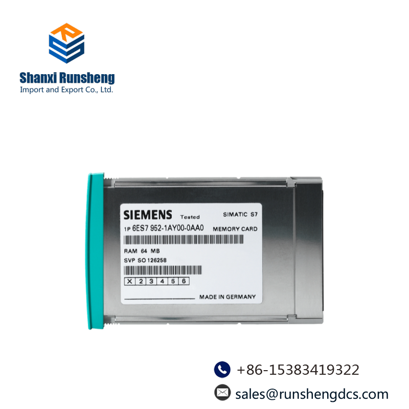 SIEMENS 6ES7952-1AH00-0AA0 RAM MEMORY CARD