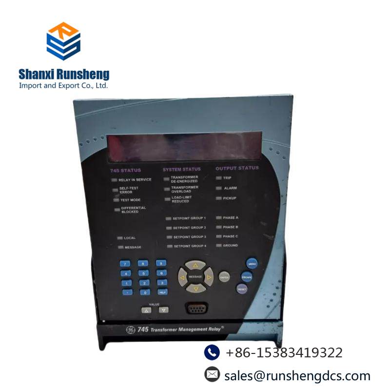GE 745-W2-P5-G5-HI-A-L-R-E-H Transformer Management Relay