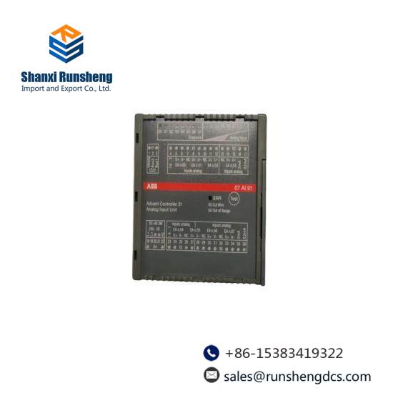 ABB 07AI91 WTAI91 GJR5251600R4202 Analog I/O Module
