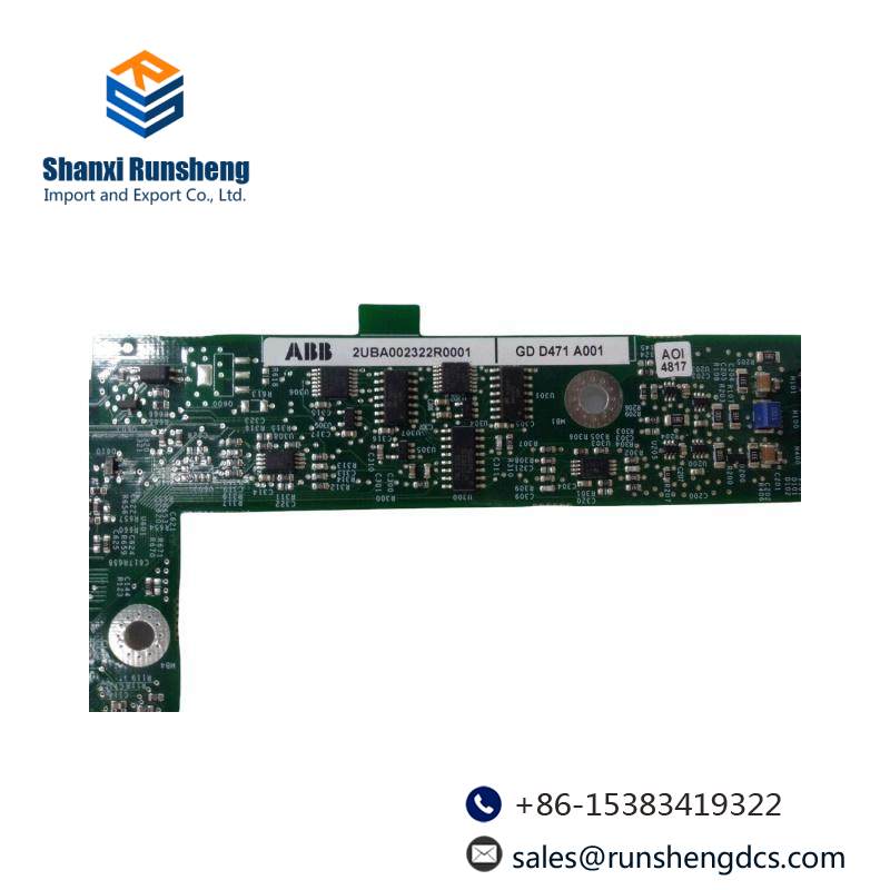 ABB 2UBA002322R0001 GDD471A001 MODULE