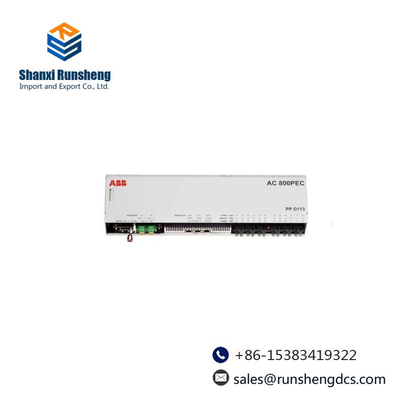 ABB 3BHE023784R2530 PP D113 B01-25-111000 controller