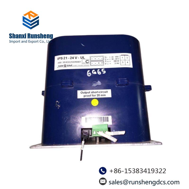 ABB 3BHE032593R0001 ISOLATED POWER SUPPLY