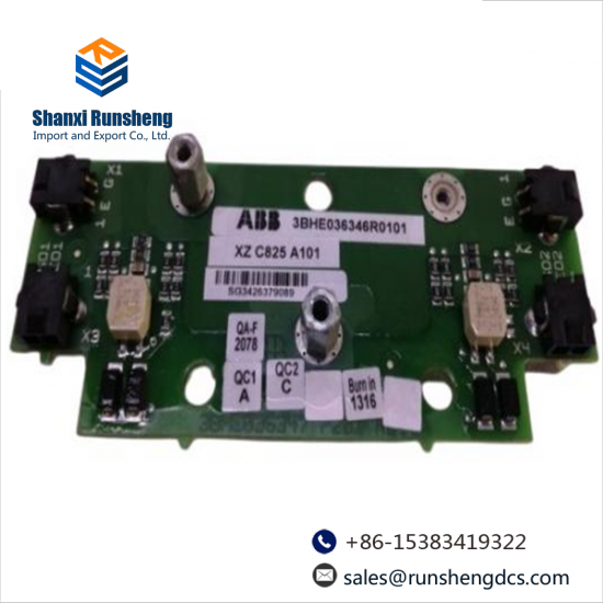 ABB 3BHE036346R0101 XZ C825 A101 Card