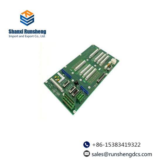 ABB 3HAB6372-001 ROBOT BACKPLANE SLOT RACK DSQC330